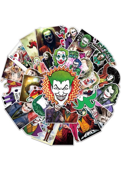 Joker Seri 1 Defter Suluk Laptop Notebook Tablet Telefon Kılıf Sticker Seti fiyatları