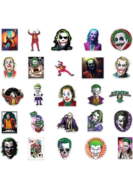 Joker Seri 1 Defter Suluk Laptop Notebook Tablet Telefon Kılıf Sticker Seti modelleri