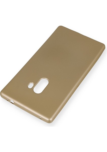 Xiaomi Mi Mix Kılıf Premium Rubber Silikon - Gold 24051