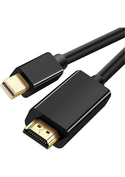 5m Mini Displayport To HDMI Kablo Çevirici Mini Display Port HDMI Thunderbolt Macbook Uyumlu