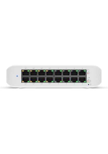 Usw-Lite-16-Poe , 16 Port Gigabit , 8 Port Poe+ Güç ( 60W) , Yönetilebilir , Plastiik Kasa , Switch