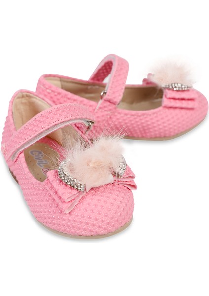 Kız Çocuk Babet Ayakkabı 21-25 Numara Pembe fırsatları