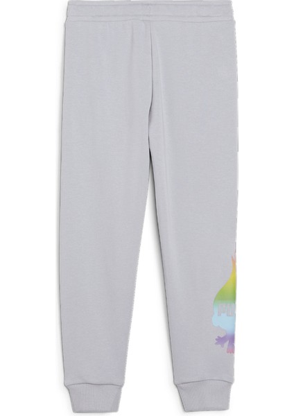 Lastikli Paça Gri Erkek Eşofman Altı 62483063-PUMA x Trolls Sweatpants
