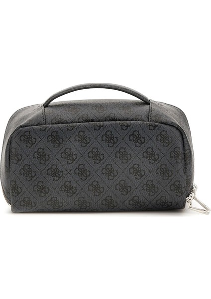 Siyah - Gri Erkek Traş Çantası Mılano Beauty Case W Handle