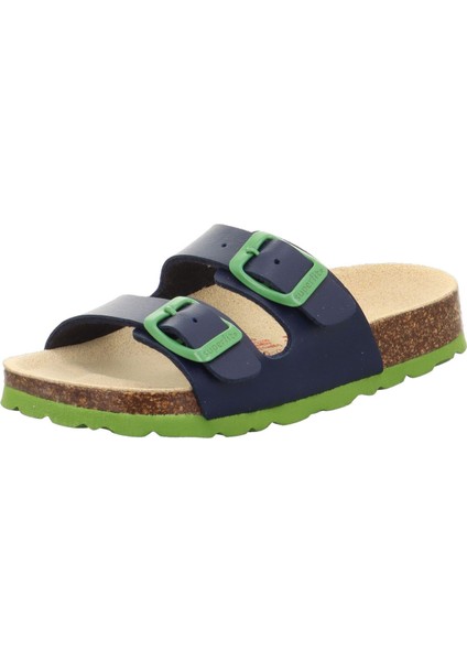 Lacivert - Yeşil Erkek Terlik 1-800111-8210-2 fiyatları