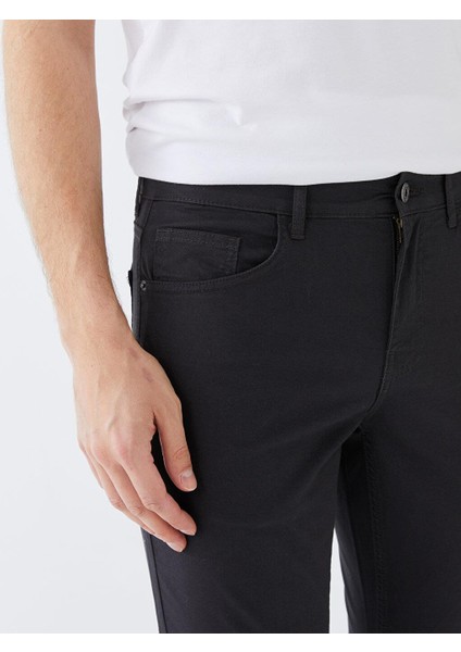 Classic Dar Kalıp Gabardin Erkek Chino Pantolon