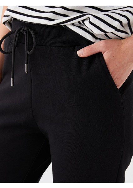 Basic Kadın Beli Lastikli Düz Eşofman Altı modelleri