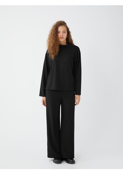 Classic Kadın Beli Lastikli Düz Eşofman Altı