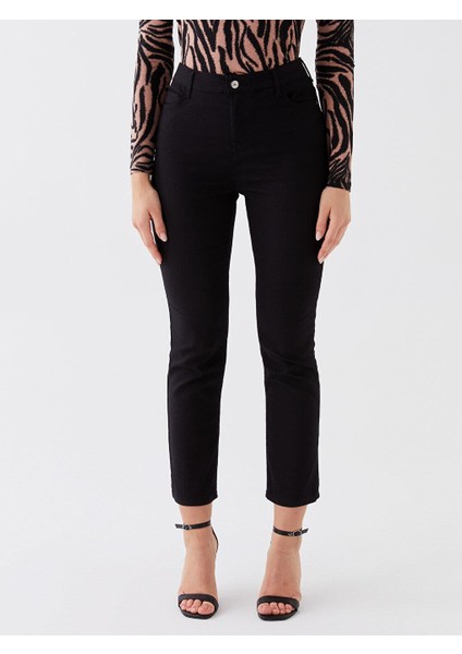Basic Slim Fit Kadın Jean Pantolon