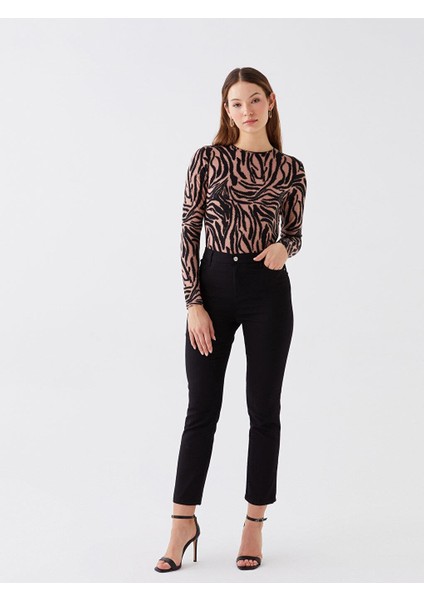Basic Slim Fit Kadın Jean Pantolon