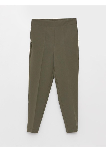 Classic Beli Lastikli Standart Fit Kadın Pantolon fırsatları
