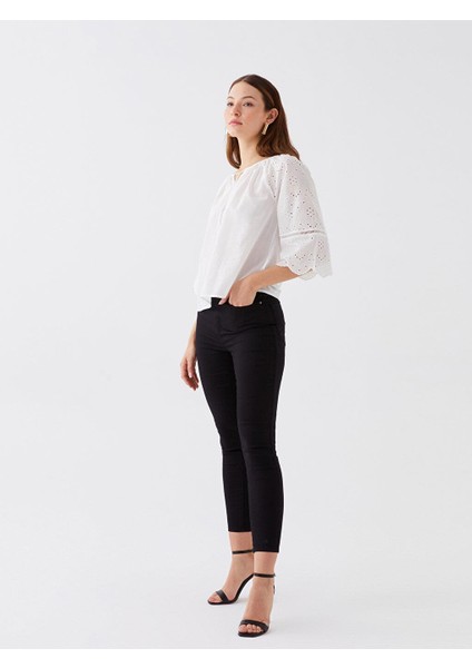 Basic Süper Skinny Fit Kadın Jean Pantolon