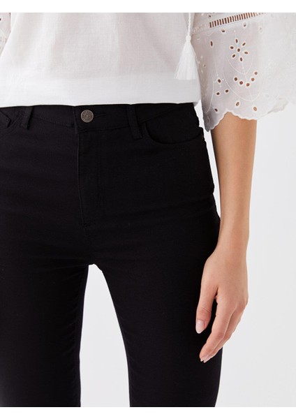 Basic Süper Skinny Fit Kadın Jean Pantolon fırsatları