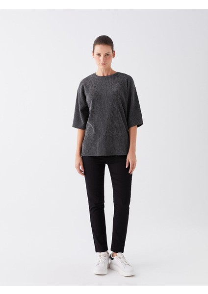 Basic Slim Fit Kadın Jean Pantolon
