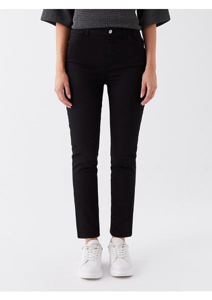 Basic Slim Fit Kadın Jean Pantolon modelleri