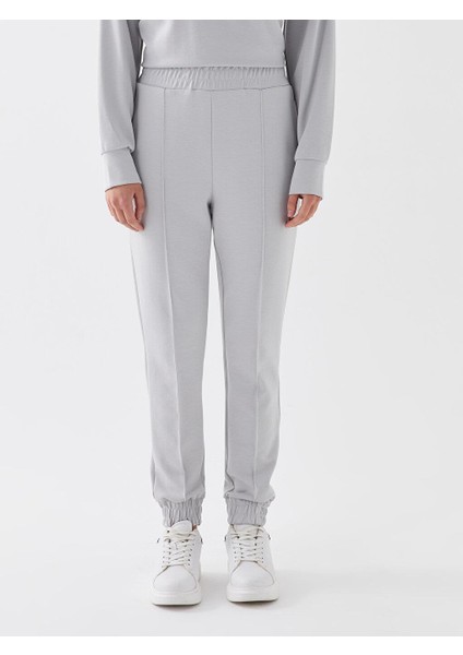 Lcw Vision Kadın Beli Lastikli Düz Jogger Eşofman Altı