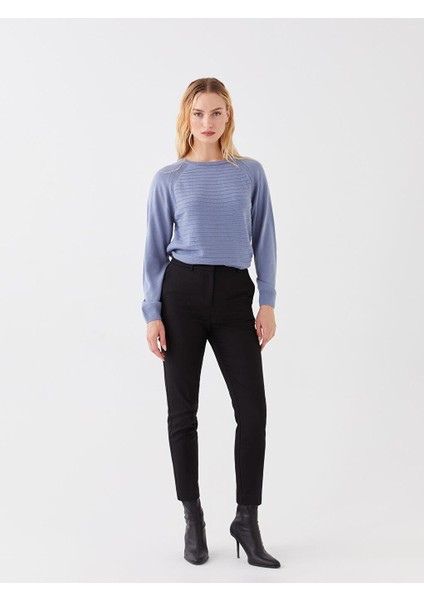 Basic Dar Fit Kadın Cigarette Pantolon