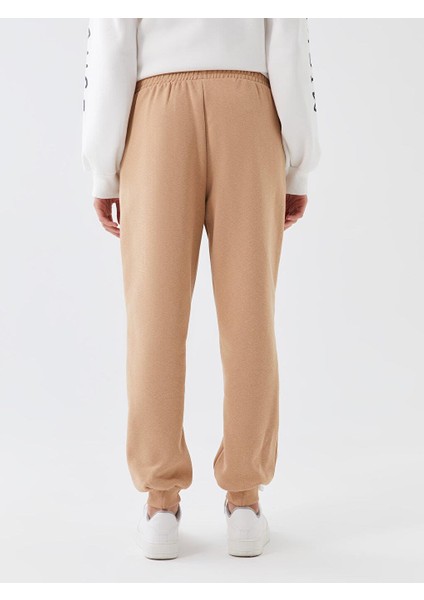 Xsıde Kadın Beli Lastikli Düz Jogger Eşofman Altı