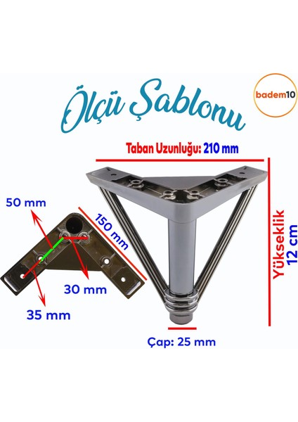 Pars Lüks Mobilya Oturma Grubu Kanepe Sehpa Tv Ünitesi Koltuk Çekyat Ayağı Baza Ayakları Füme 12 cm modelleri