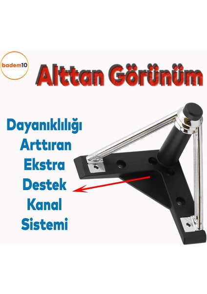 Pars Lüks Mobilya Oturma Grubu Kanepe Sehpa Tv Ünitesi Koltuk Ayağı Baza Ayakları Siyah Krom 12 cm fırsatları