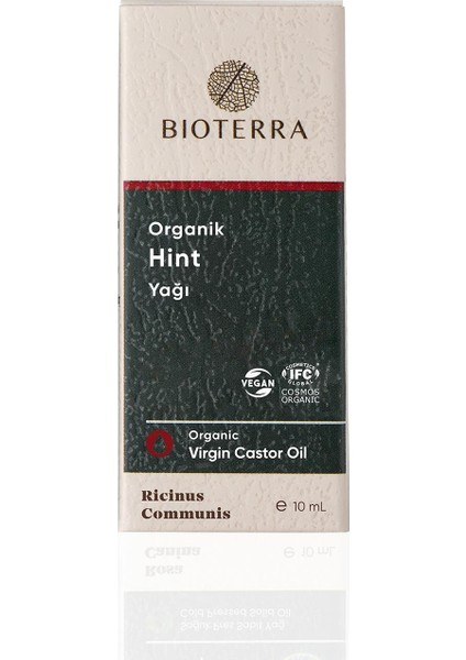 Organik Hint Yağı - Organic Virgin Castor Oil 10 ml