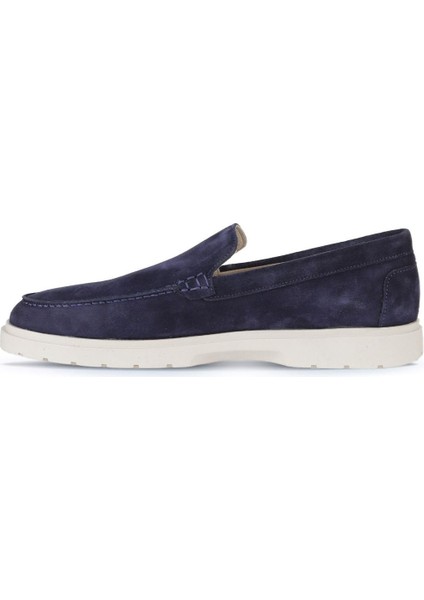 Bueno Shoes Lacivert Süet Erkek Loafer 11MA24210