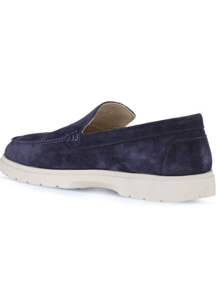 Bueno Shoes Lacivert Süet Erkek Loafer 11MA24210