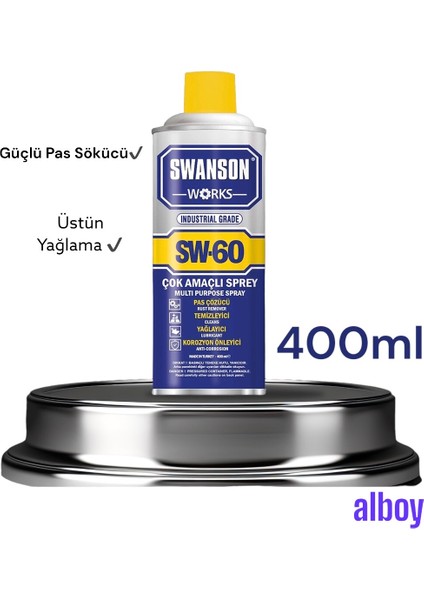 Swanson Works Çok Amaçlı Multi Sprey ve Pas Sökücü