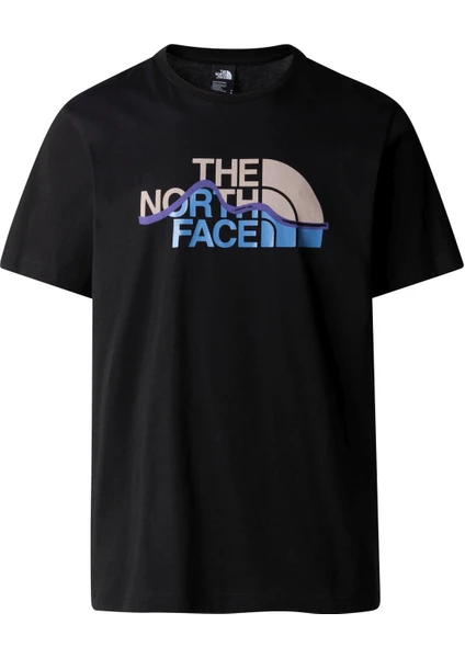 The North Face M S/s Mountaın Lıne Tee Erkek T-Shirt NF0A87NTJK31