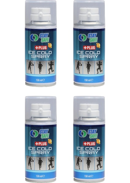 Anestezik ve Lazer Epilasyon Için Soğutucu Sprey 150 ml 4'lü Paket