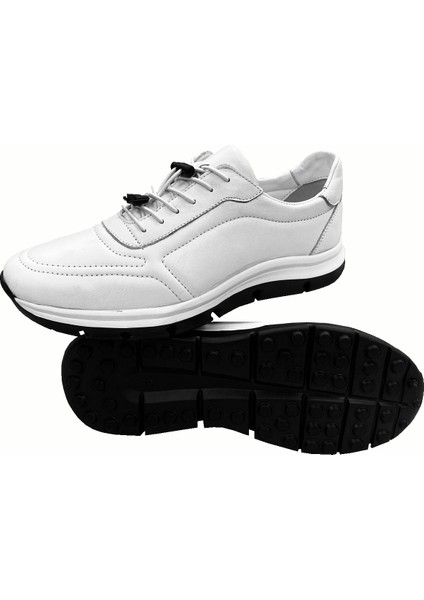 Makosen Streç-Lastikli Deri Beyaz Içi Deri Eva TABAN-255-BEYAZ Ayakkabı fiyatları