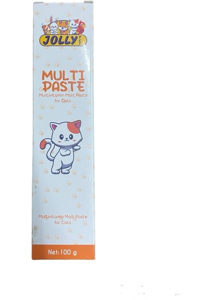 Jollypet Multi Paste Kedi Multivitamin Malt Macunu 100 gr