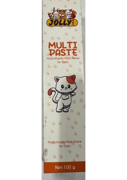 Jollypet Multi Paste Kedi Multivitamin Malt Macunu 100 gr