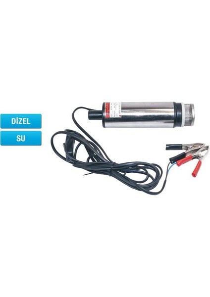MTTP80XL12 Paslanmaz Gövde Dalgıç Tipi Yakıt Transfer Pompaları 12V 37W