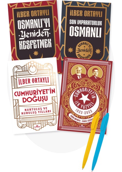 Alfa Kalem + Ilber Ortaylı 4 Kitap Set Son Imparator Osmanlı’yı Yeniden Cumhuriyet’in Do Ilk Yüzyılı