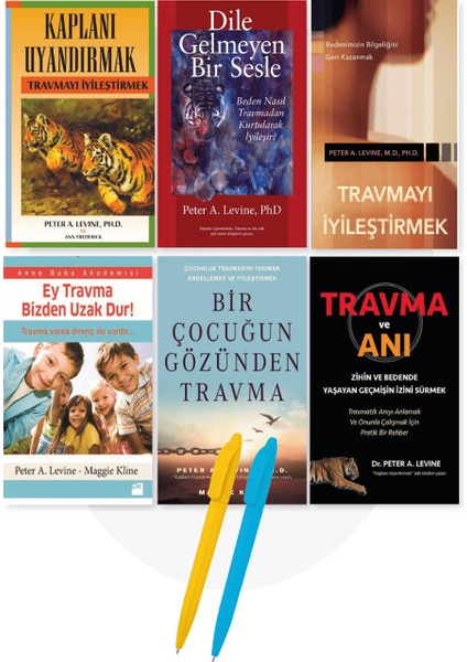 Kaplanı Uyandırmak - Travmayı İyileştirmek - Dile Gelmeyen Bir Sesle  - Peter A. Levine - 6 Kitap Set