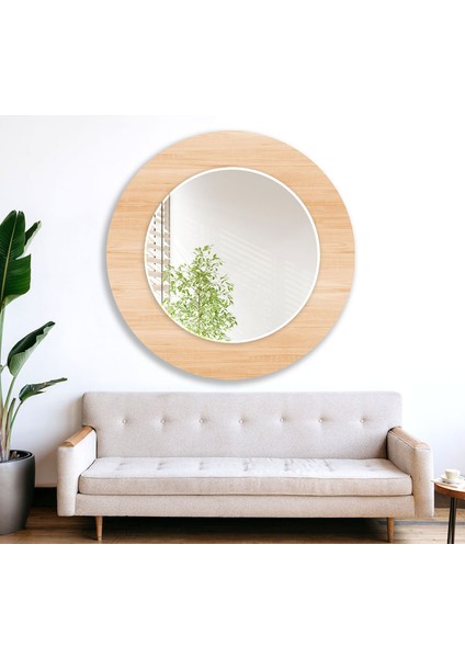 Tahta Desenli Temperli Cam Duvar Aynası fiyatları