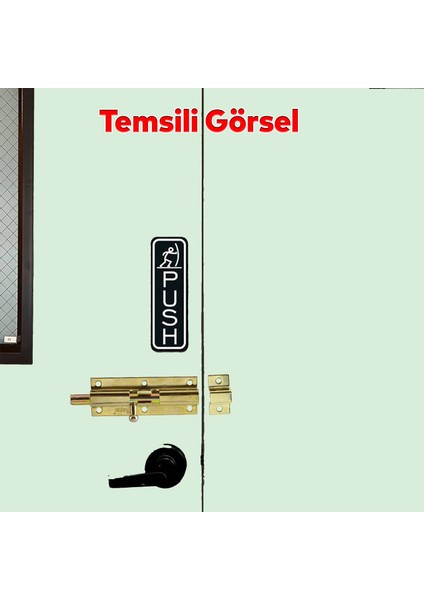 Küçük Mavzer Sürgü Sürgülü Sürgüsü Kilit Sarı 25X70 mm Kapı Pencere Emniyet Kilidi Metal Prinç Sarı fırsatları