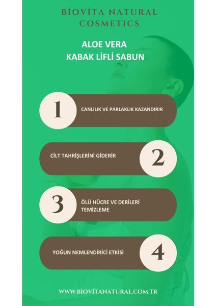 Aloe Vera Kabak Lifli Sabunu