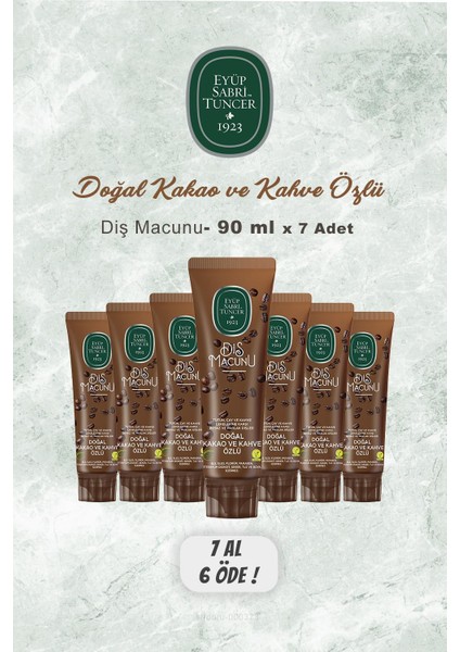7 Al 6 Öde Eyüp Sabri Tuncer Diş Macunu Kakao Özlü 90 Ml