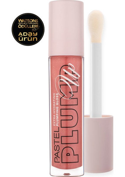 Plump Up Dolgunlaştıran Dudak Parlatıcısı 208 Shimmer Nude