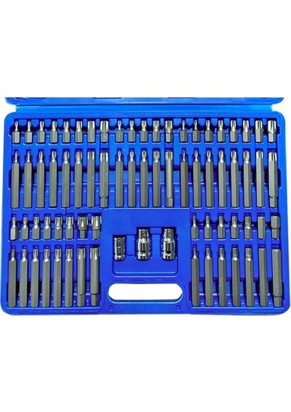 NCSETBA75 75 Parça Bits Uç Takımı Torx - Delikli Torx - Allen - M Tipi - Ribe Bits Set Takımı