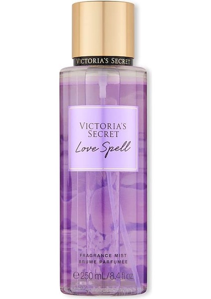 Vıctorıa's Secret Bare Vanilla-Midnight Bloom-Love Spell Vücut Spreyi Üçlü Set