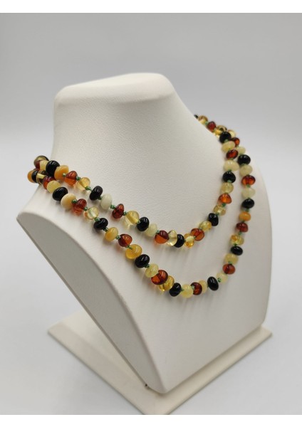 Amber Ender Bulunan Damla Kehribar Kolye Yetişkin 60-65 cm fiyatları