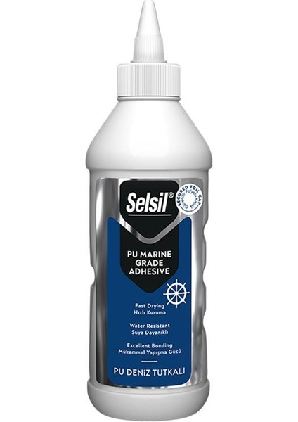Selsil Pu Deniz Tutkalı 500 gr Şeffaf