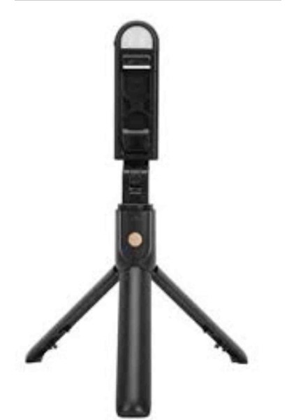 Selfie Çubuğu Tripod Bluetooth Destekli Monopod Stick Uzaktan Kumandalı