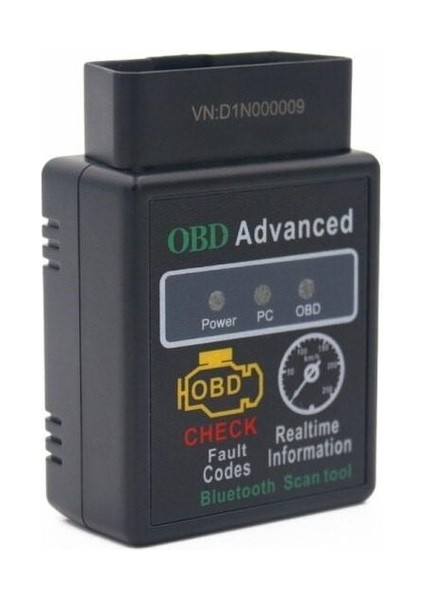 Bluetooth Özellikli Araç Arıza Tespit Cihazı Hhobd Obd2 V2.1 Android