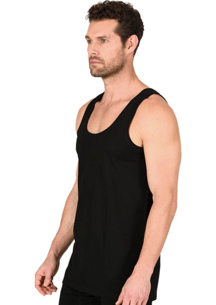 Özkan 11406 Erkek Pamuklu Kalın Askılı Örme Ribana Atlet modelleri