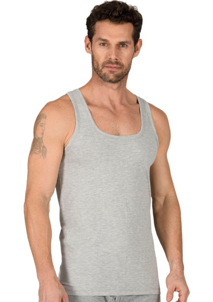 Özkan 11407 Erkek Pamuklu Kalın Askılı Örme Penye Atlet