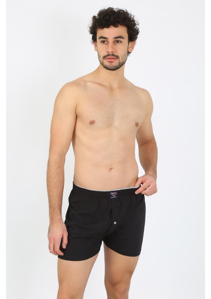 Erkek Penye Boxer Siyah 40091 fırsatları